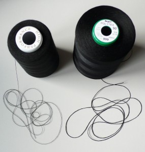 Overlockgarn vs. Bauschgarn