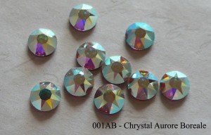 Swarovski Elements - Flat Back Hotfix Strasssteine von Swarovski - Crystal Aurore Boreale