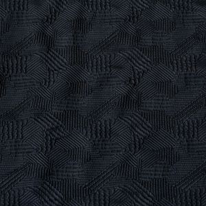 Schwarzer Badelycra Stoff mit eingestrickter Flechtoptik: Detail der kurzen, geometrischen Streifen auf dem blickdichten, kaschierenden Funktionsstoff.