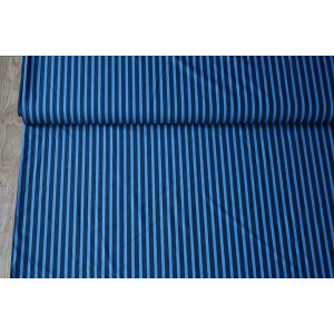 Badelycra Stoff jeansblau dunkelblau gestreift
