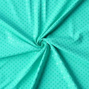 Badelycra Stoff mint getupft - Stoff für Bademode, Tanz- und Kürkleider, Rhythmische Gymnastik