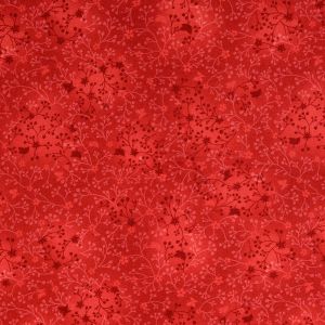 Baumwollstoff Rankenmuster dunkelrot: Feiner Digitaldruck in Popeline-Qualit&auml;t f&uuml;r Quilting und Mode &ndash; 100% Baumwolle Meterware von spitzentraum.ch.