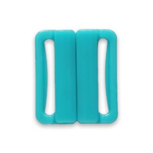 Bikiniverschluss in aquamarine, Durchlass: 25mm