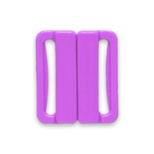 Bikiniverschluss in flieder, Durchlass: 25mm