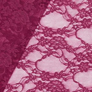 Bielastische Mesh-Spitze bordeaux, sehr hohe elastizität für Kür- und Tanzkleider.