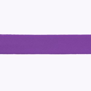 Uni Schrägband - Einfassband - 20mm breit in violett (col. 1172)