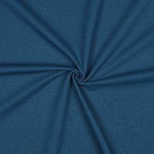 Elastischer Jeans Stoff in petrolblau