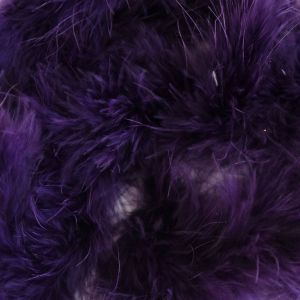 Federboa Meterware in dunkelviolett