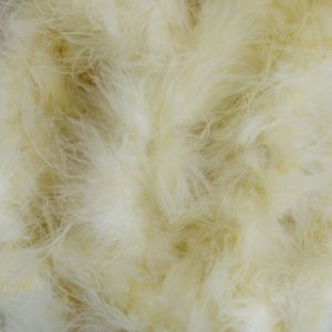 Federboa Meterware in ecru