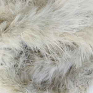 Federboa Meterware in grau