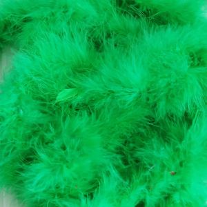 Federboa Meterware in grün