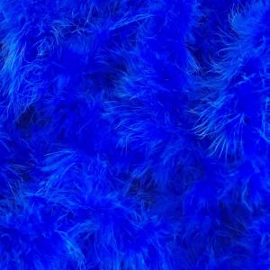 Federboa Meterware in königsblau