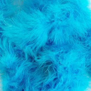 Federboa Meterware in türkis