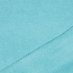 Fleece Stoff heavyweight aqua