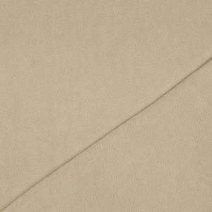 Fleece Stoff heavyweight beige