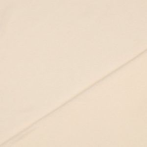 Nahaufnahme der Fleece ecru Heavyweight Textur. Warmer, besonders dichter Stoff mit guter Isolation und weicher Oberfläche.