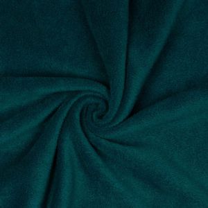 Fleece Stoff heavyweight petrol