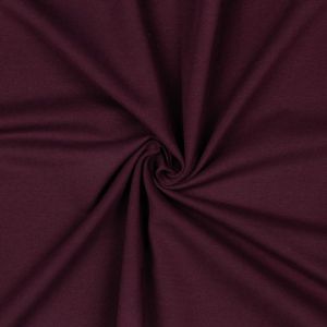 GOTS Sweatstoff aubergine (col. 056)