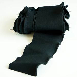 Gummiband in schwarz 12cm breit