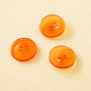 Kunststoffknopf in Blumenform in flieder - 12mm