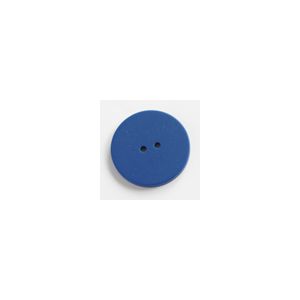 Grosser Knopf in blau - 34mm
