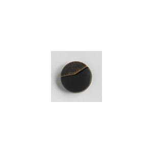 Modeknopf in beige-schwarz - 17mm