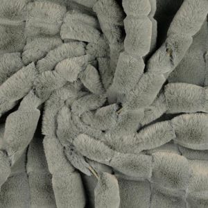 Weicher, hochwertiger Kunstpelz in einem schönen mausgrau für elegante Pelzmäntel, Gilets, weiche Decken; usw.