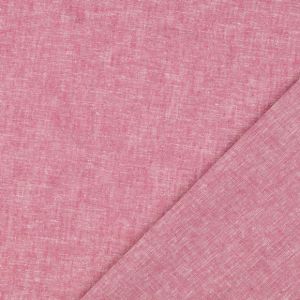 Leinen Baumwolle Stoff in blush melange