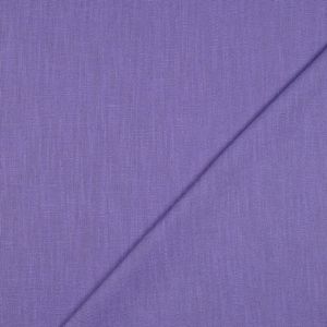 Gewaschenes Leinen, natürlicher Stoff in der Farbe flieder für Sommerkleider, Röcke, Hosen.