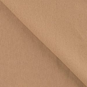 Melange Sweat Stoff in beige