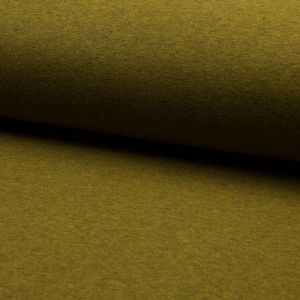 Melange Sweat Stoff in ocker (col. 033)