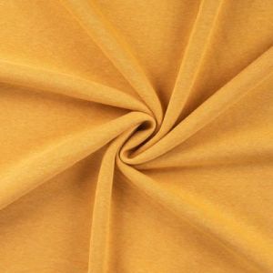 Melange Sweat Stoff in ocker hell