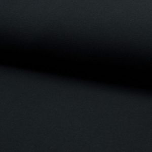 Melange Sweat Stoff in schwarz (col. 069)