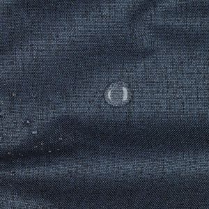 Outdoorstoff dunkelblau melange, wasserdicht und strapazierfähig