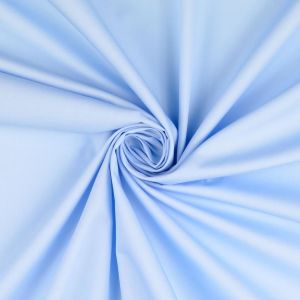 Popeline Stoff hellblau (col. 058)