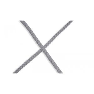 Kordel, 4mm breit in grau (col. 561)