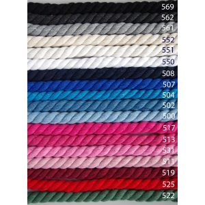 Runder Kordel in 7 Farben - 8mm breit