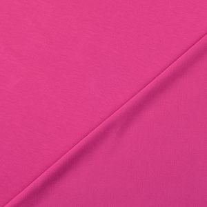 Leichter, bielastischer Romanit Jersey in fuchsia, perfekt für Sommermode: Kleider, Blusen, Hosen.