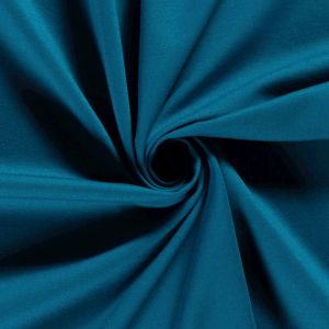 Romanit Jersey Stoff teal zum Nähen - auch Punta di Roma und Punto di Roma genannt