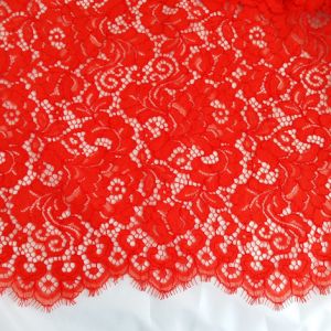 Spitze, nicht elastisch, ziegelrot