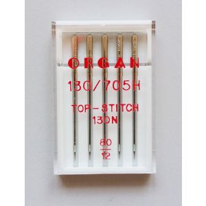 Top Stitch Nadeln der Stärke 80/12 Bezeichnung: 130/705H 130N