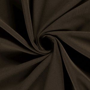 Elastischer Twill Stoff in der Farbe Moosbraun (gr&uuml;n-braun dunkel) f&uuml;r elegante Damenhosen.