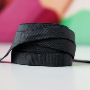 Wäschegummi in dunkelgrau, 10mm breit zum Unterwäsche & Kleidung nähen