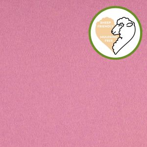 Wollwalk Stoff in der Farbe flieder (col. 3016) - mulesingfrei zertifiziert