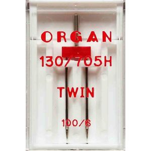 Zwillingsnadeln der Stärke 100 mit 6mm Nadelabstand von Organ
