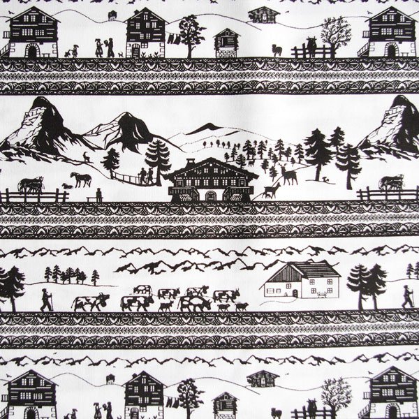 Scherenschnitt Stoff Bauernhof Matterhorn ♥ kaufen Spitzentraum