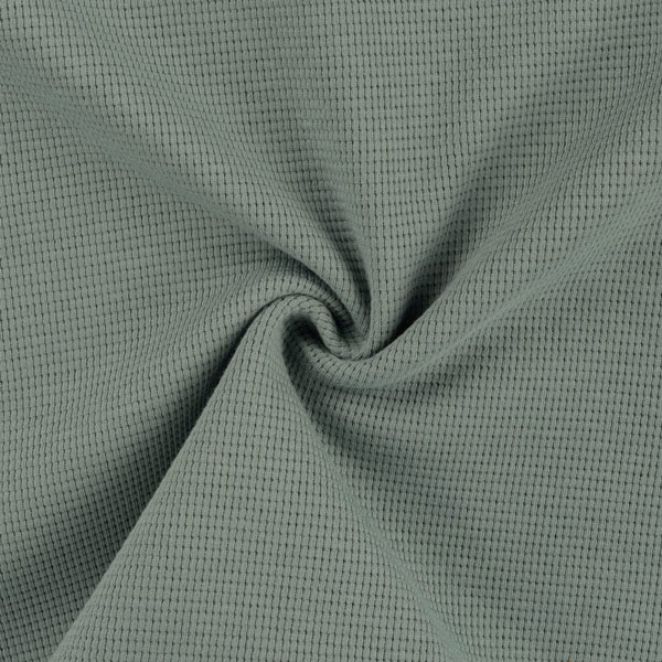 Waffeljersey Stoff mint ♥ jetzt kaufen Spitzentraum