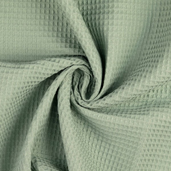jacquard waffelpique dusty mint